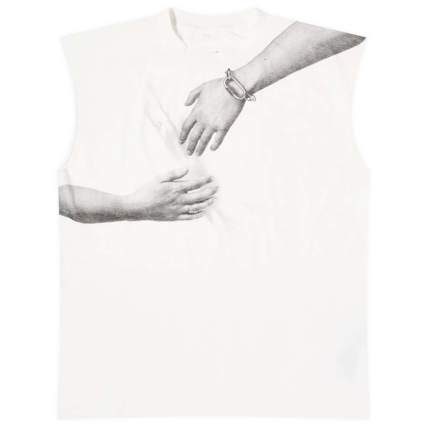 Hand Print Sleeveless T-Shirt