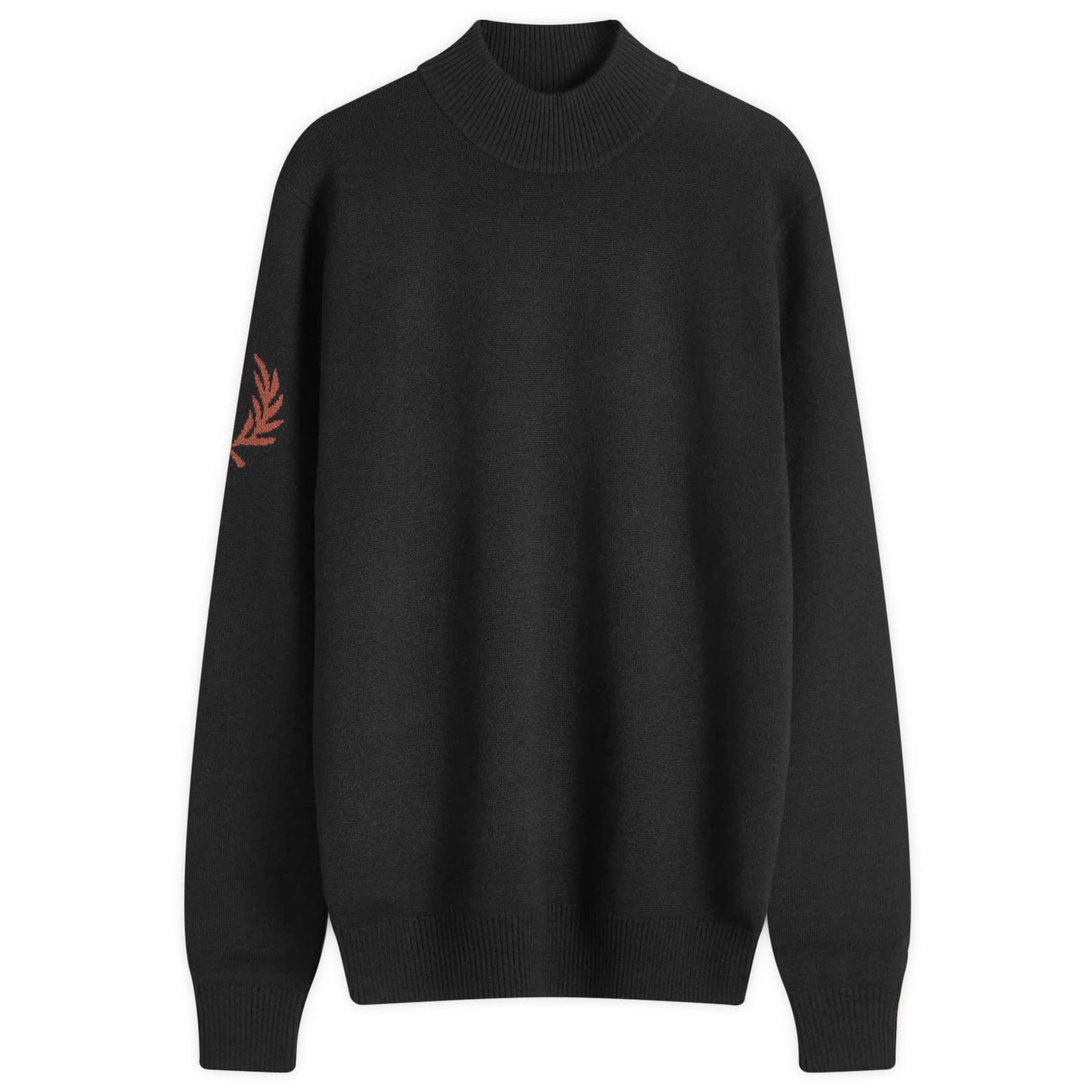 Laurel Wreath Mock Neck Jumper