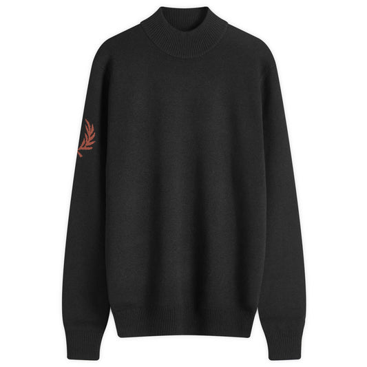 Laurel Wreath Mock Neck Jumper