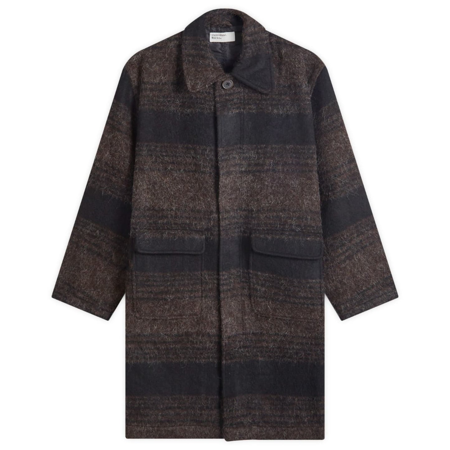 Alpaca Stripe Account Coat