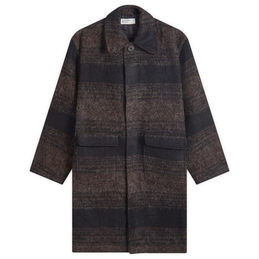 Alpaca Stripe Account Coat