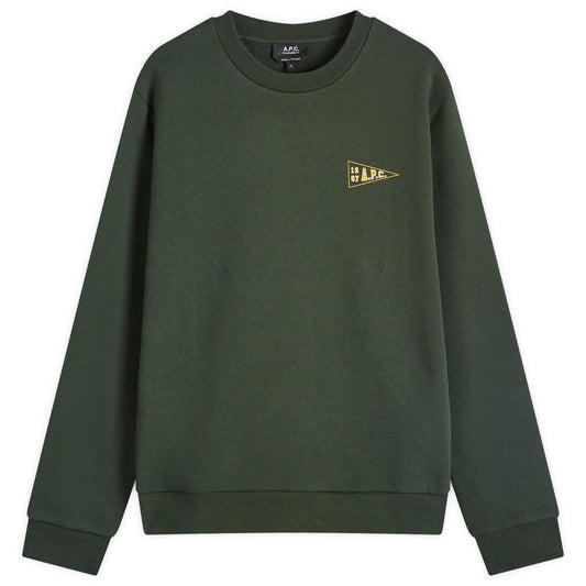 College Logo Crew Sweatshirt