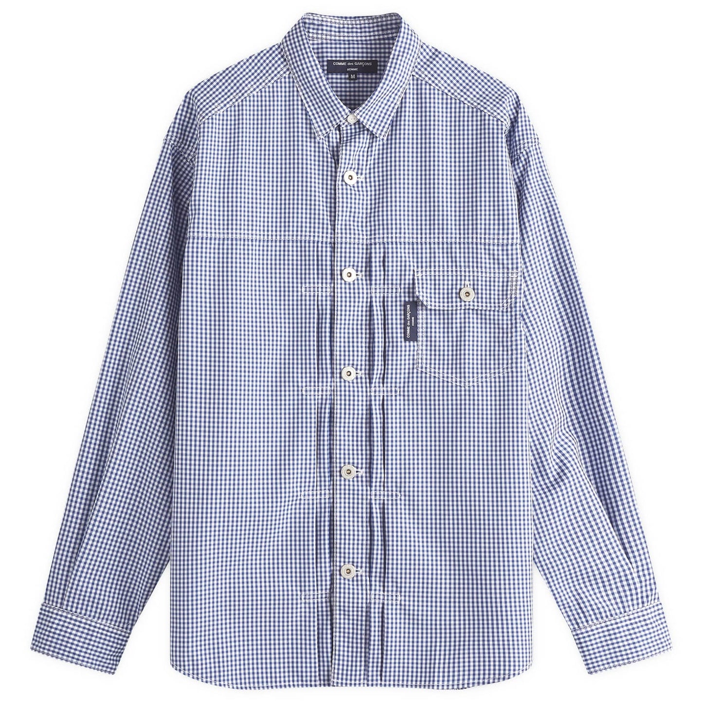 Gingham Check Pocket Shirt Jacket