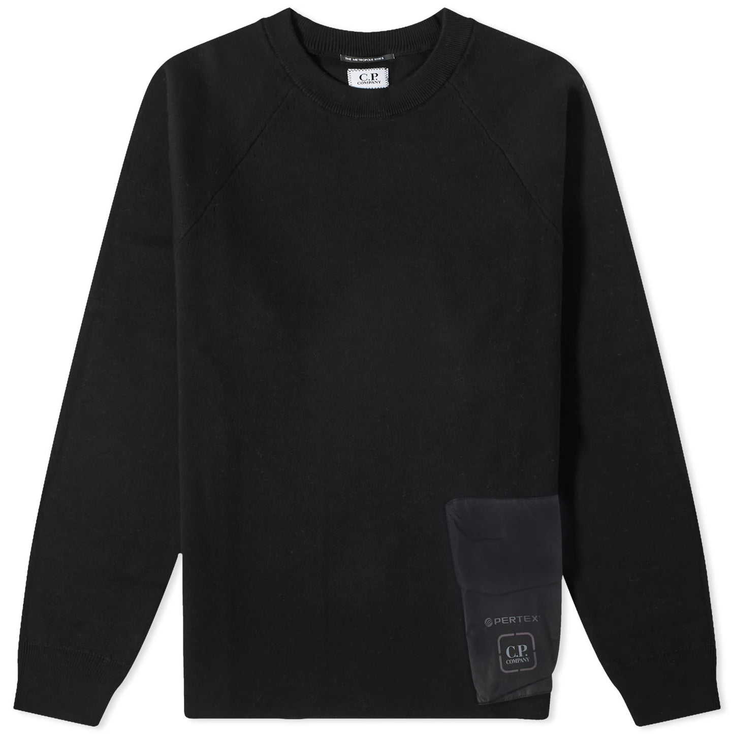 Double Mixed Pocket Crew Sweat