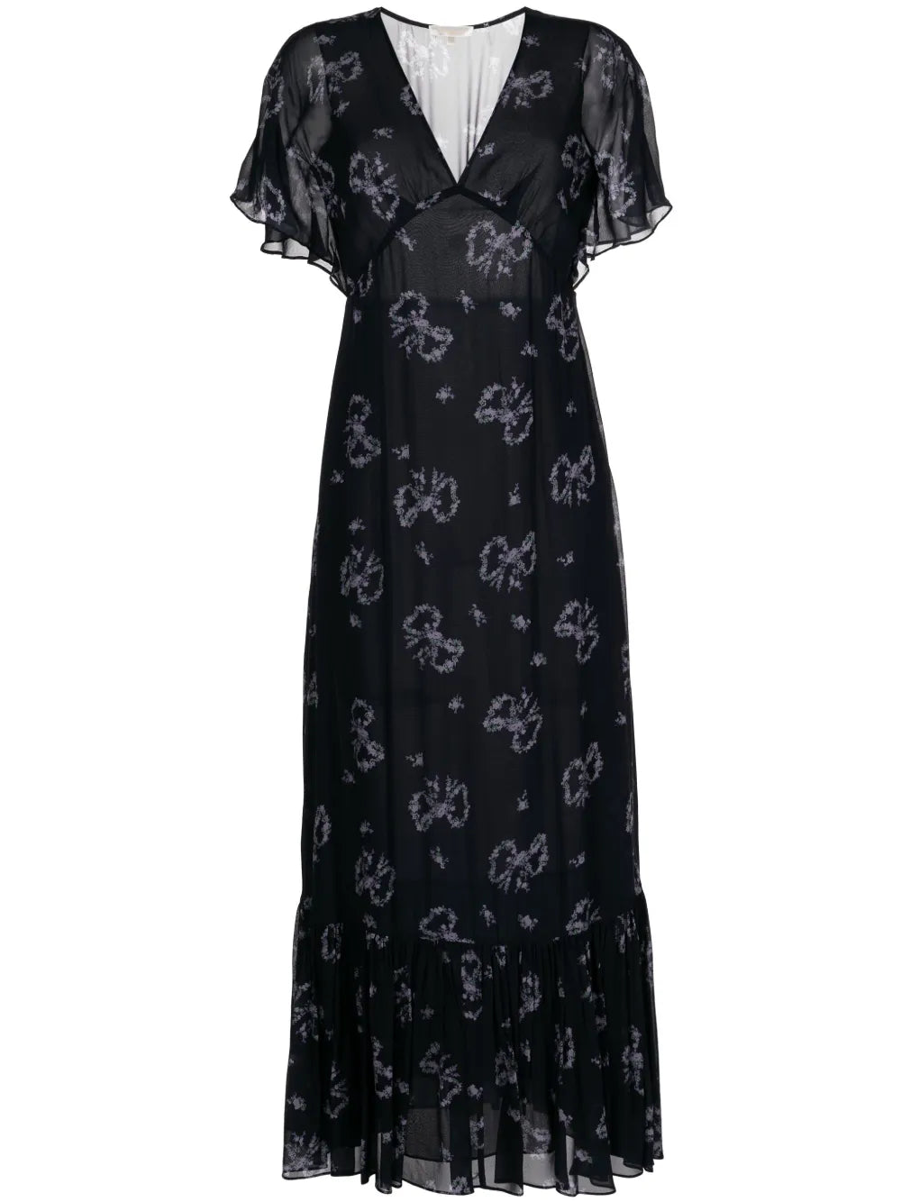 Kover Bow-Print Maxi Dress