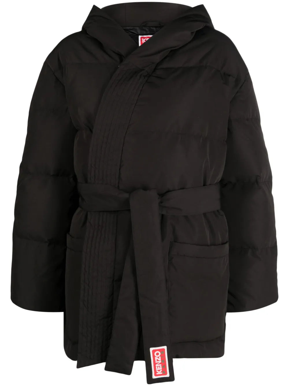 Belted Wrap Down Jacket