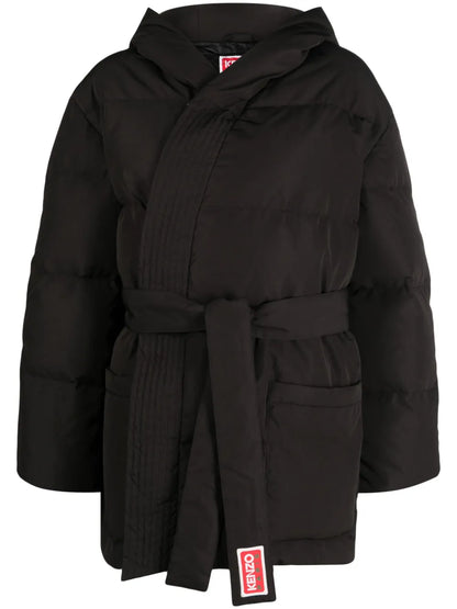 Belted Wrap Down Jacket