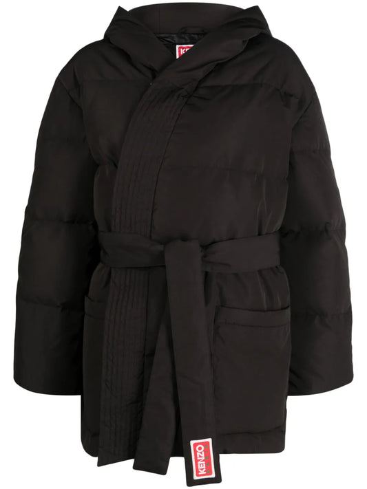 Belted Wrap Down Jacket