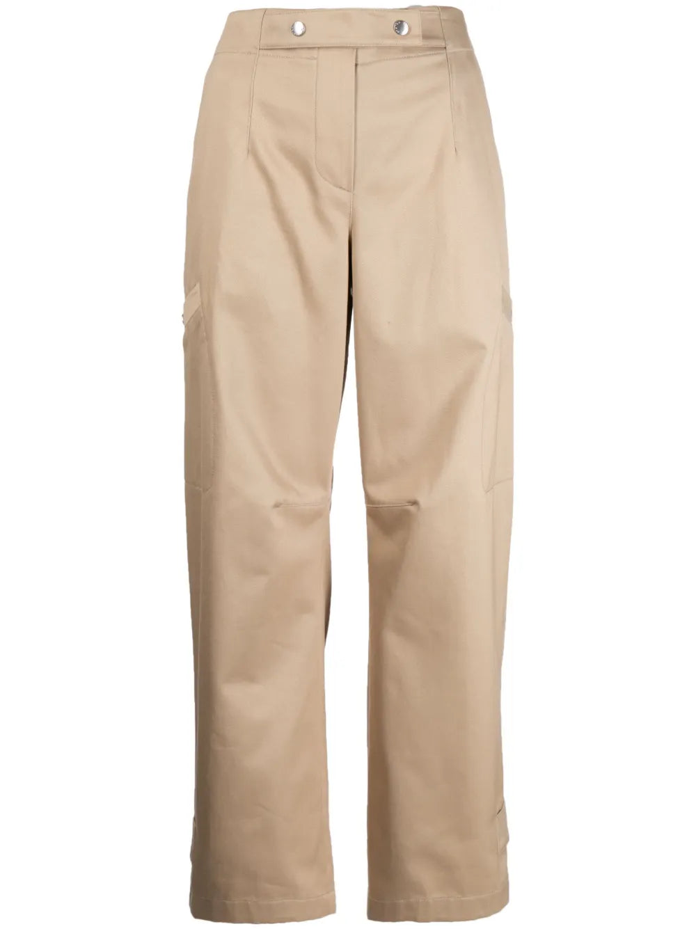 Straight-Leg Cotton Trousers