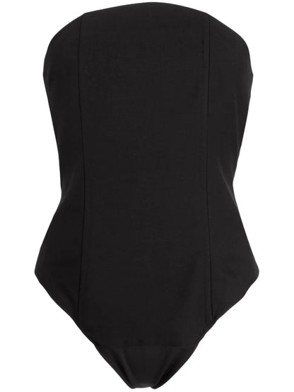 Slim-Cut Panelled Bodysuit
