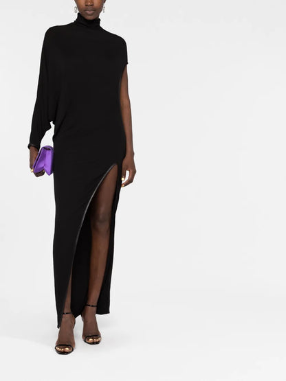 Asymmetric Cut-Out Dress