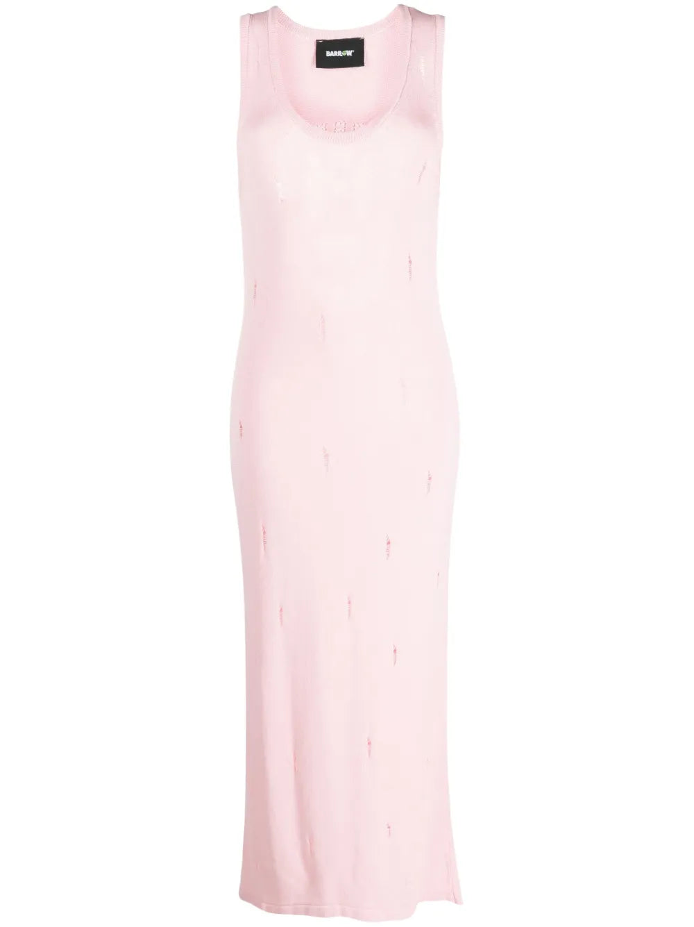 Distressed Knitted Maxi Dress