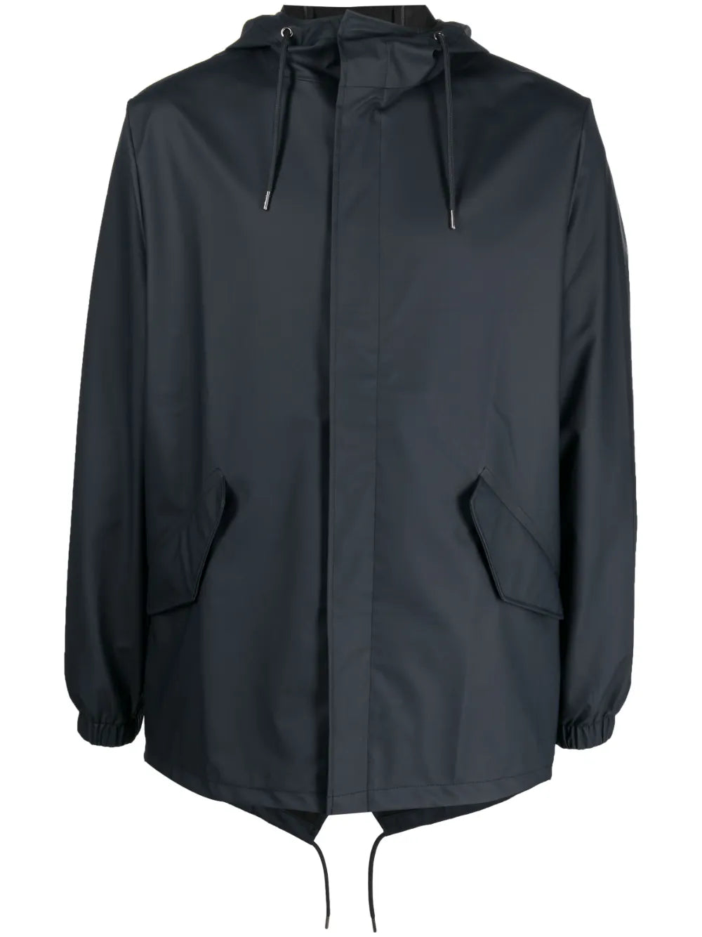 Drawstring-Hood Parka Jacket