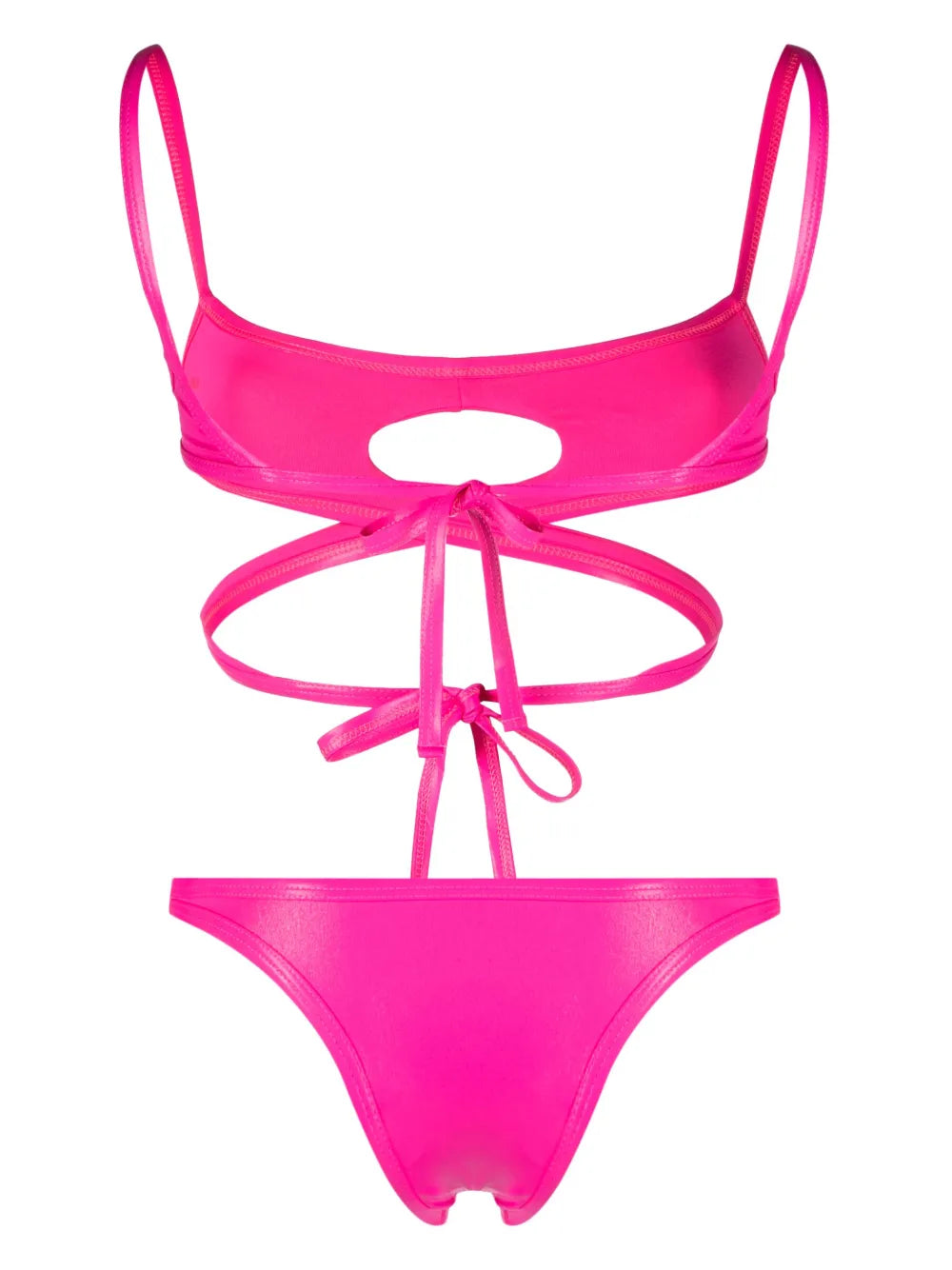 Cut-Out Wraparound Bikini
