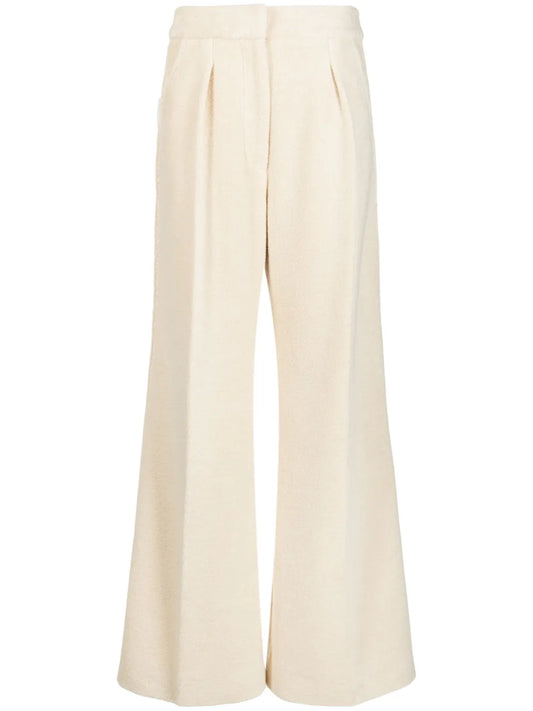 Wide-Leg Flared Trousers