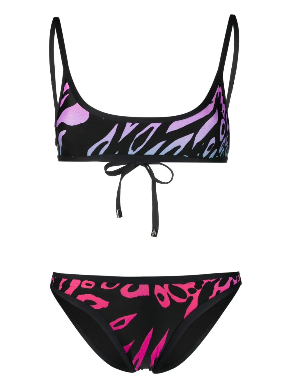 Gradient Animal Print Bikini