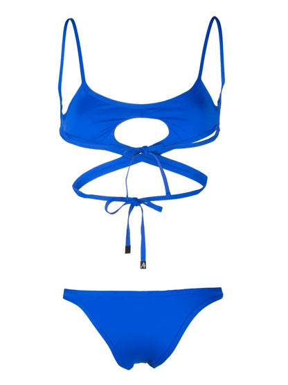 Cut-Out Wraparound Bikini