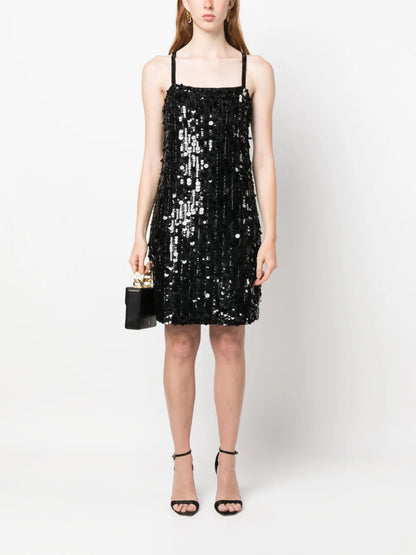 Sequined Sleeveless Minidress