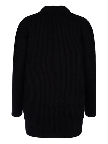 Orchid-Intarsia Wool Jumper