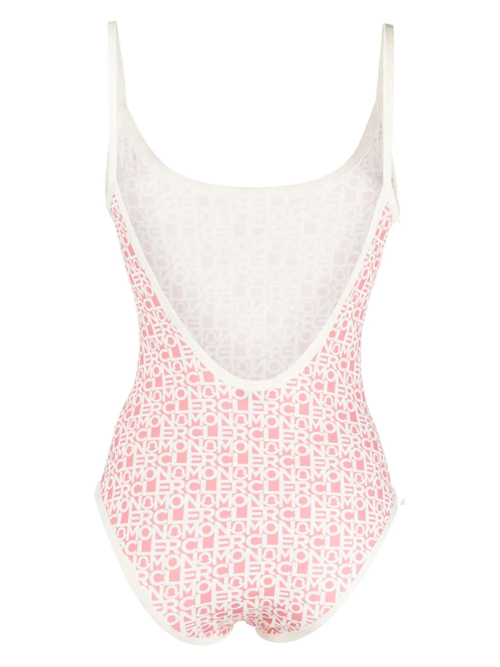 Logo-Print Scoop-Back Swimsuit