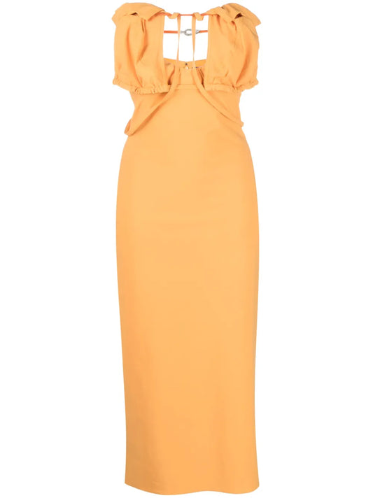 Strap-Detail Sleeveless Dress