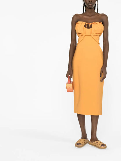 Strap-Detail Sleeveless Dress