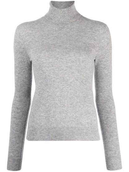 High-Neck Cashmere Jumper