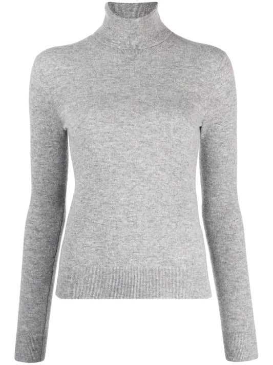High-Neck Cashmere Jumper