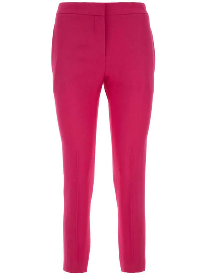 Cropped Straight-Leg Trousers
