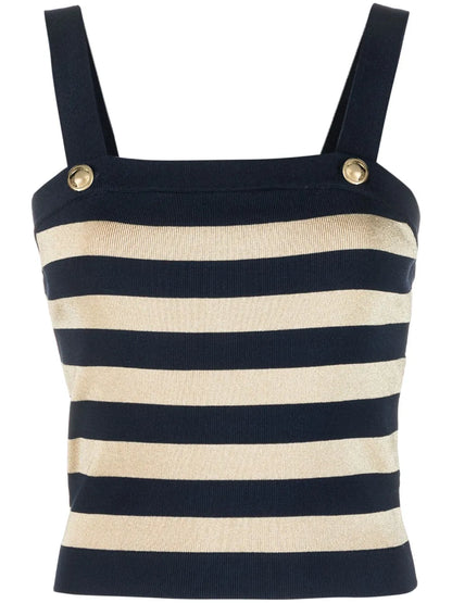 Striped Knitted Top