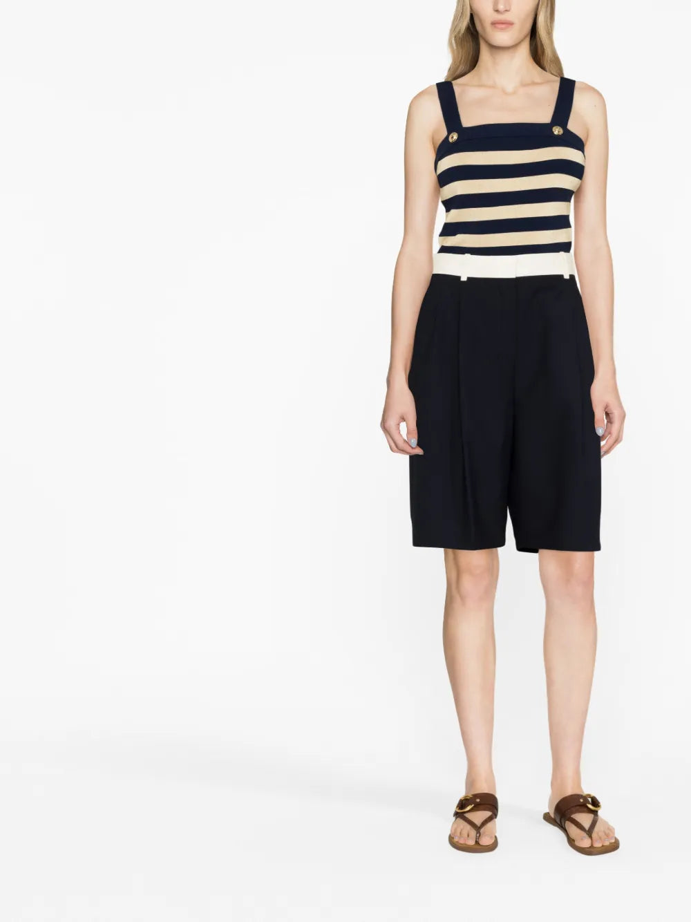 Striped Knitted Top