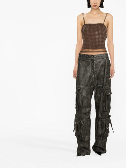 Square-Neck Sleeveless Top