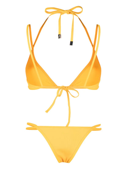 Strappy Triangle Bikini Set