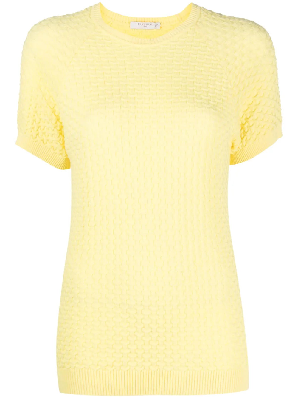 Short-Sleeve Knitted Top