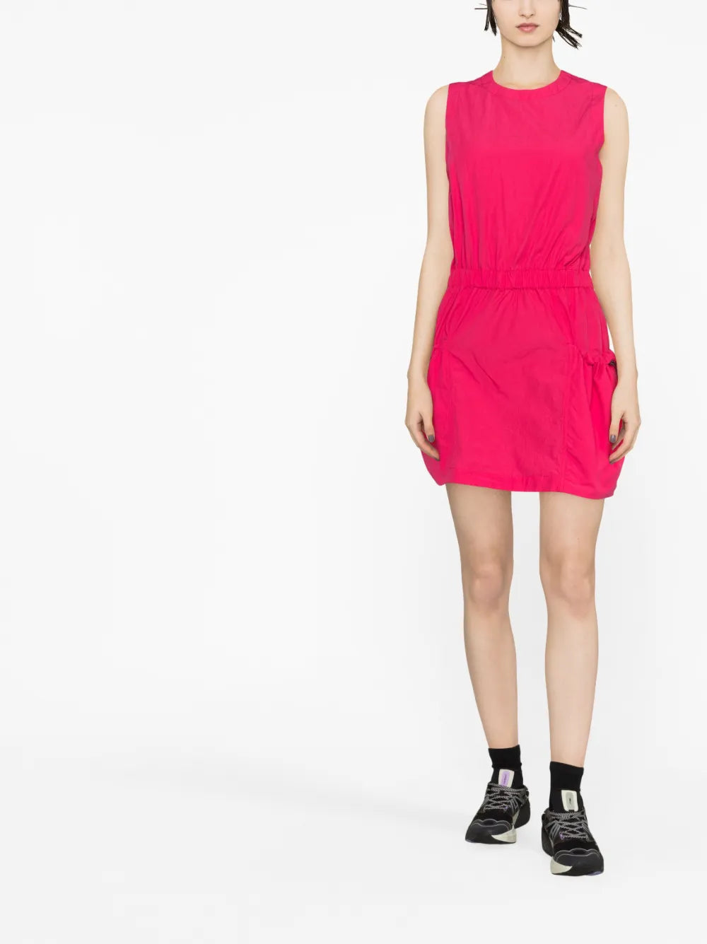 Sleeveless Cotton Mini Dress