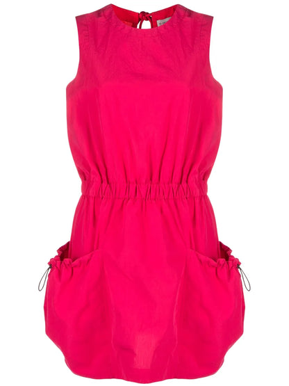 Sleeveless Cotton Mini Dress