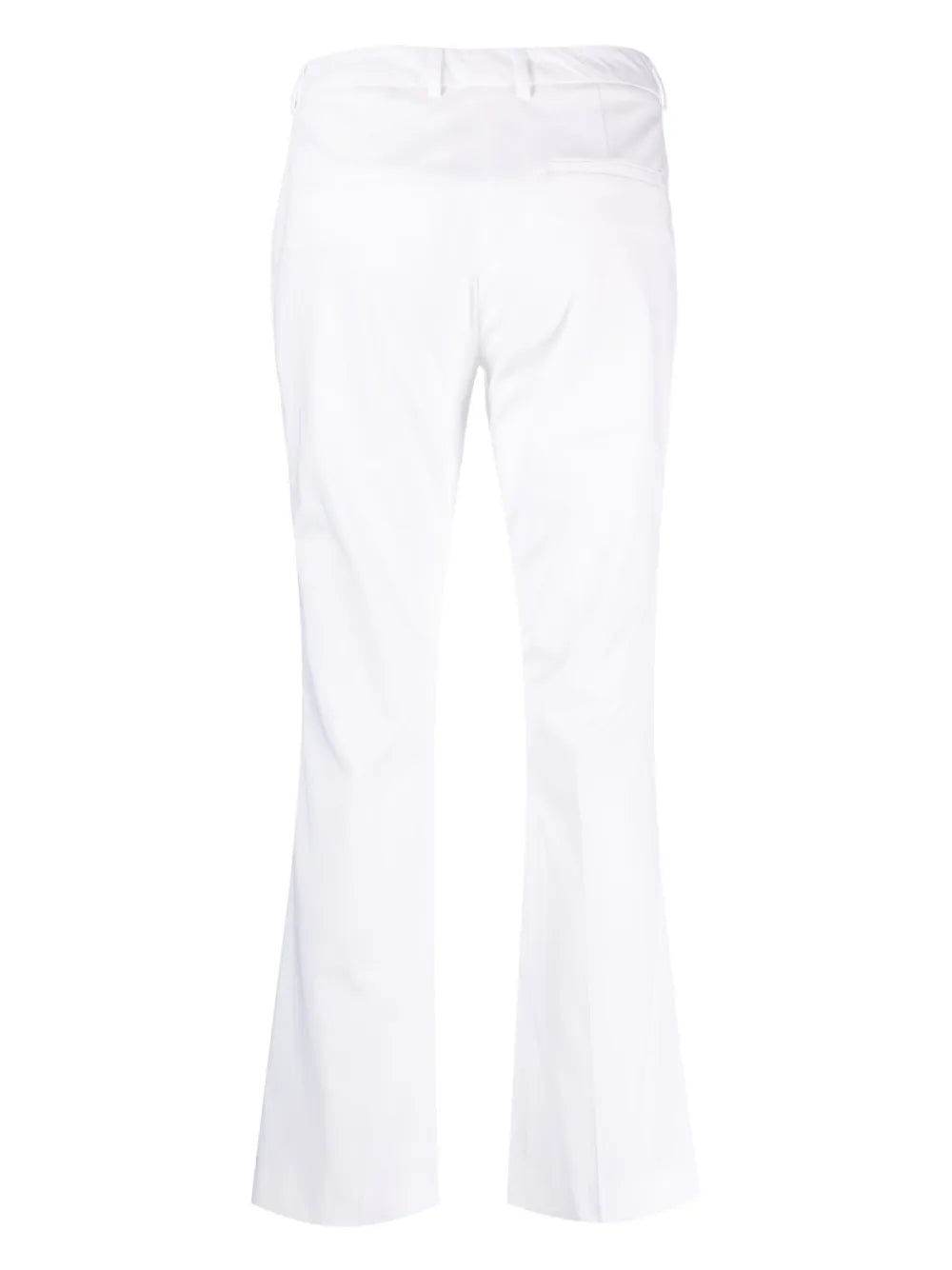 Mid-Rise Flared Trousers