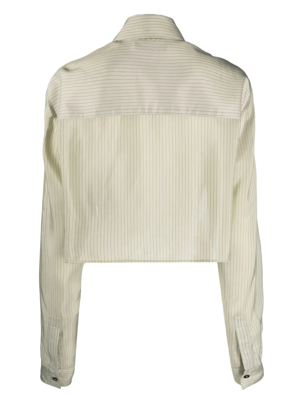 Long-Sleeve Cropped Shirt