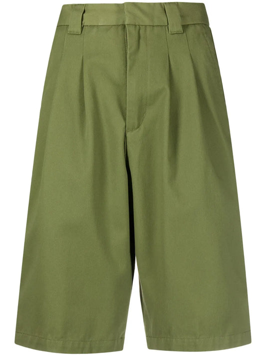 Logo-Patch Knee-Length Shorts