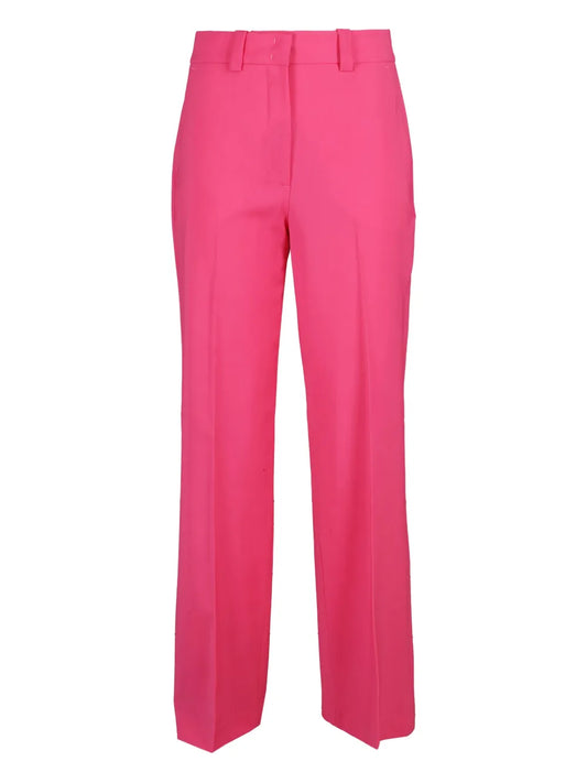 Flat-Front Tailored Trousers