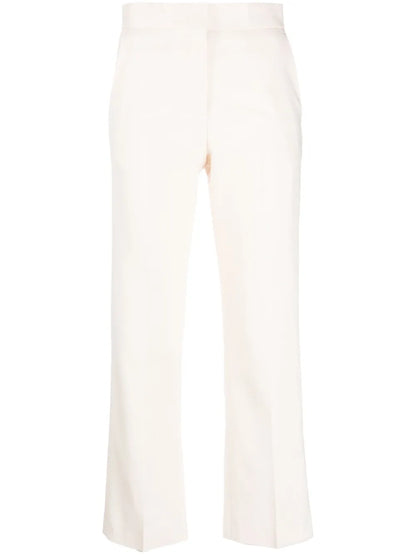 Cropped Tailored-Cut Trousers