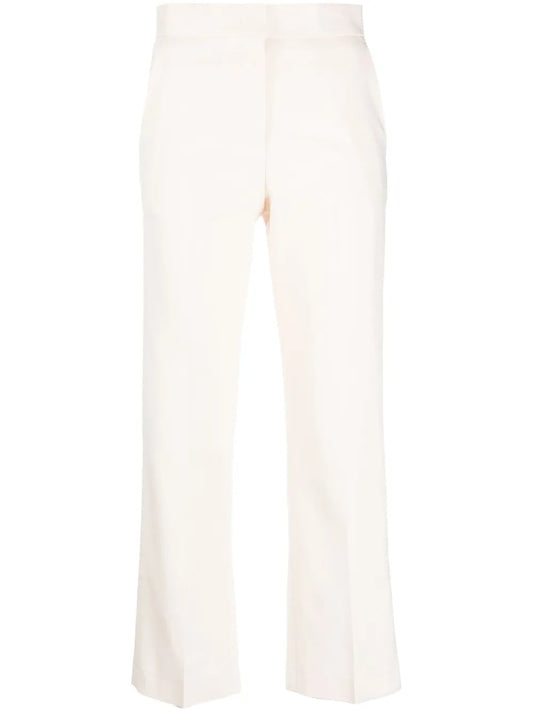 Cropped Tailored-Cut Trousers