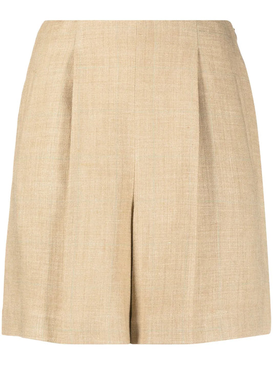 High-Waisted Tailored Shorts