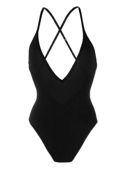 Crossover-Strap Swimsuit
