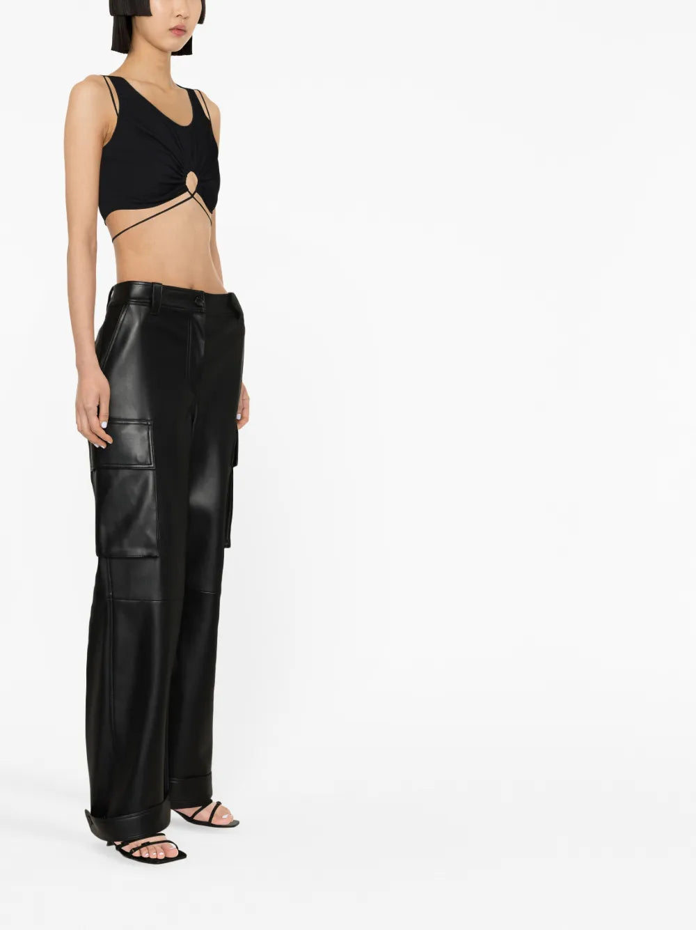 Cut-Out Crop Top