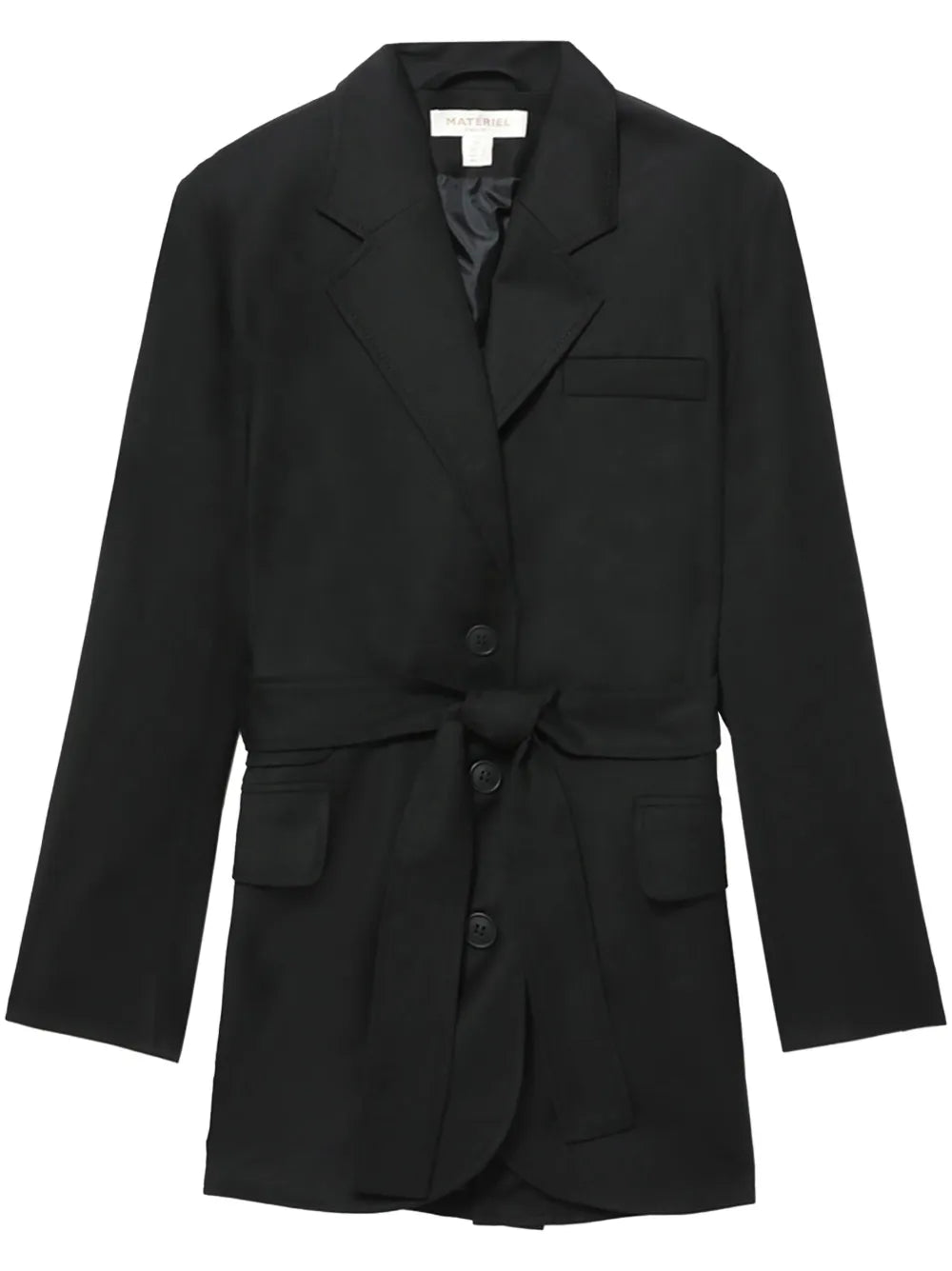 Belted Single-Breasted Blazer