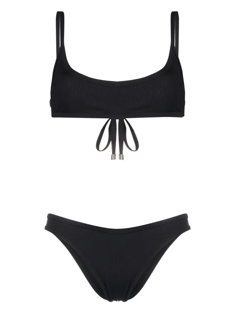 Fine-Ribbed Bikini Set