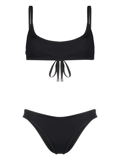 Fine-Ribbed Bikini Set