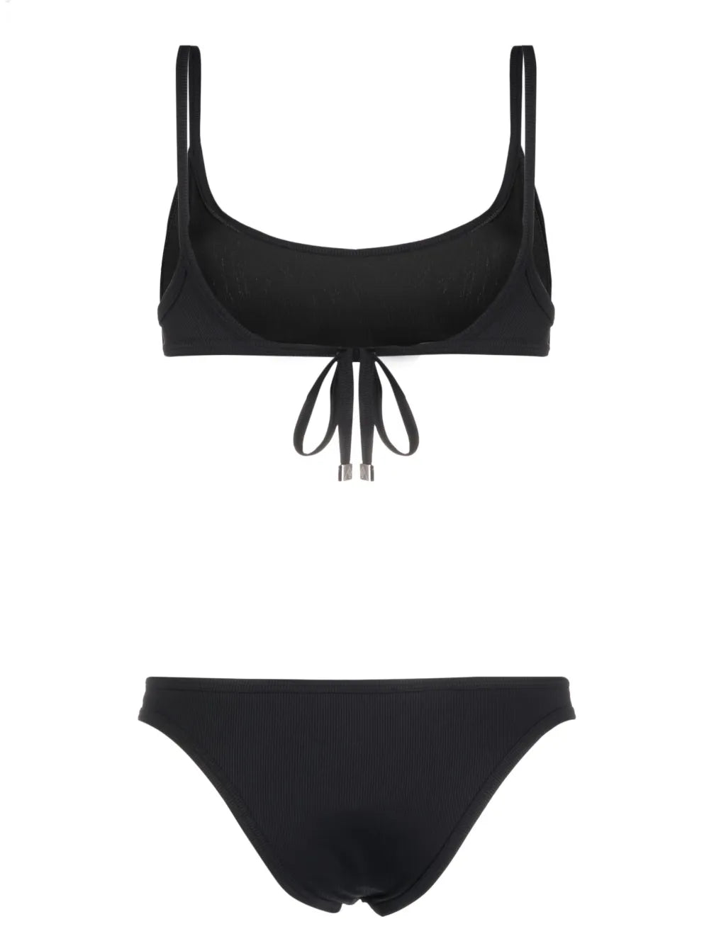Fine-Ribbed Bikini Set