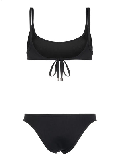 Fine-Ribbed Bikini Set